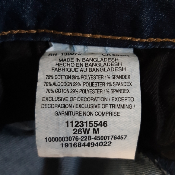 NWT New Lee Bermuda Denim Jean Shorts 26W Plus - Picture 5 of 7